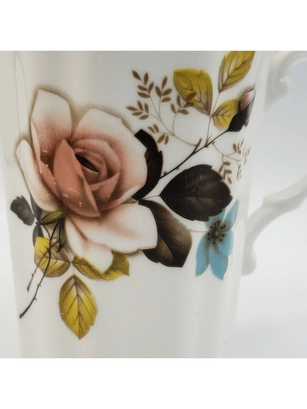 Vintage Royal Grafton Fine Bone China Mug Cup Pink Tea Rose